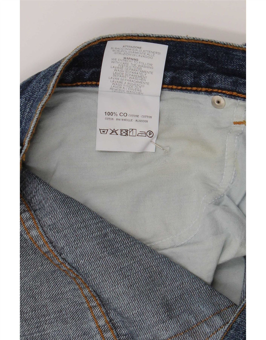 Jeans dritti regolari da uomo Carrera 700 W36 L34 cotone blu