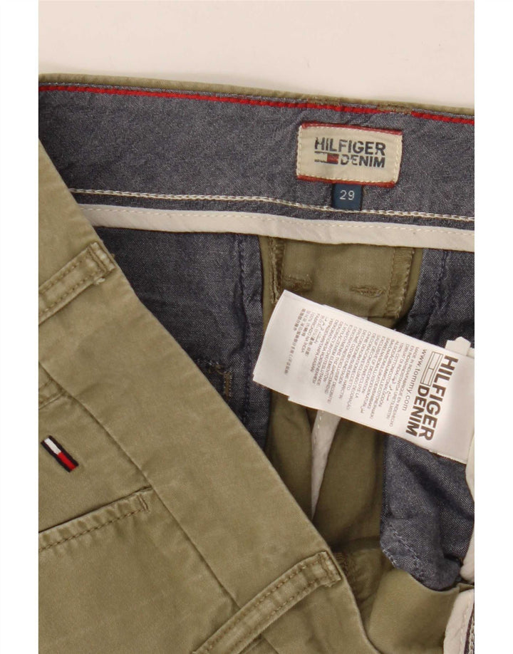 Damskie spodenki chino Tommy Hilfiger W29, średnia bawełna khaki