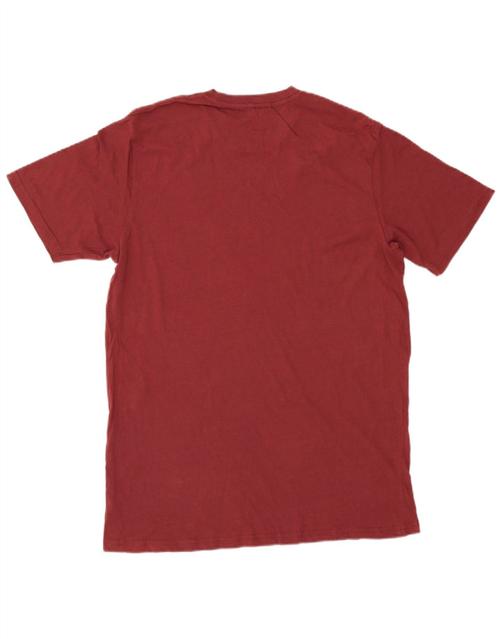 VOLCOM Herren T-Shirt Top Large Burgund Baumwolle