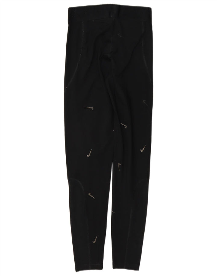 Leggings Nike Feminino UK 10 Pequeno Poliéster Preto