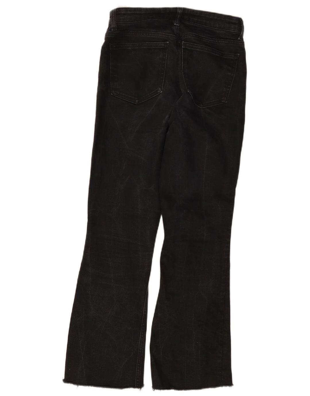 Zara Womens Bootcut Jeans EU 38 Small W28 L26 Black Cotton