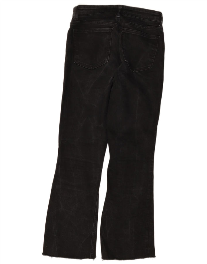 Zara Womens Bootcut Jeans EU 38 Small W28 L26 Black Cotton
