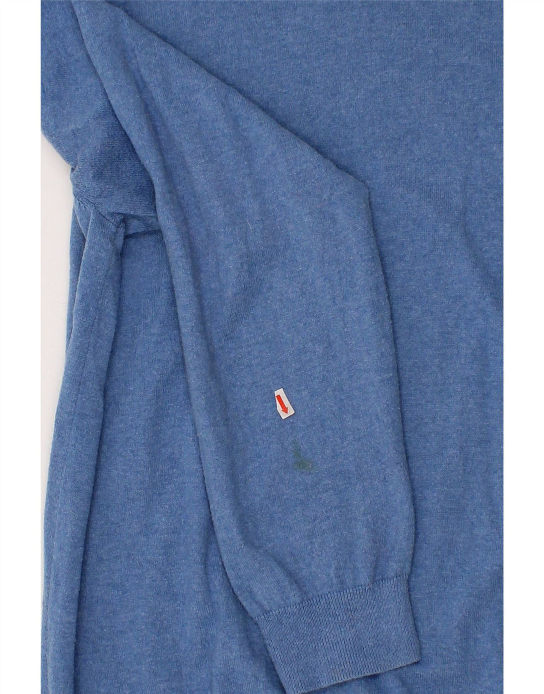 L.L.BEAN Mens Tall V-Neck Jumper Sweater XL Blue Cotton Vintage L.L.Bean and Second-Hand L.L.Bean from Messina Hembry 