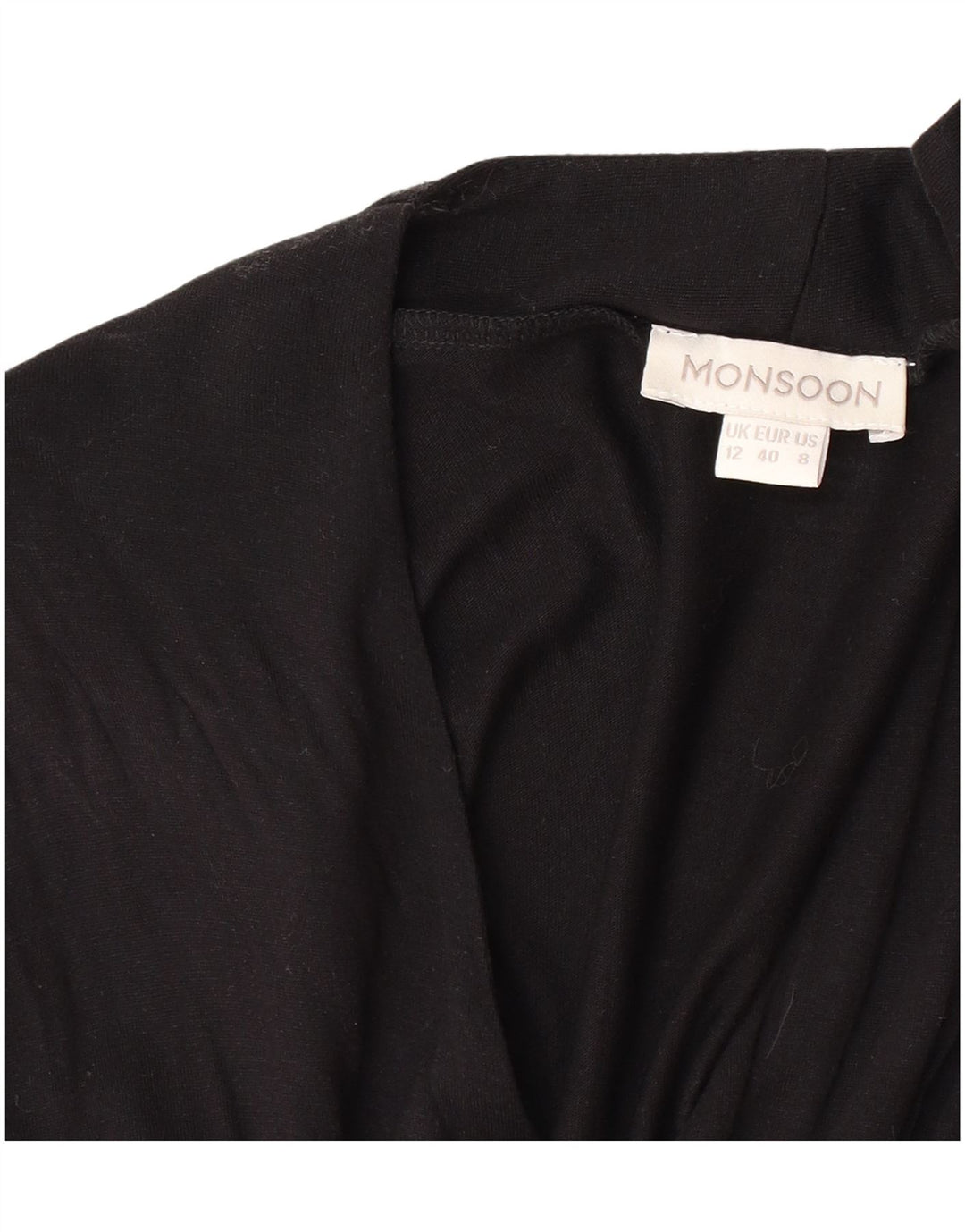 Monsoon Womens Sleeveless Maxi Dress UK 12 Medium Black