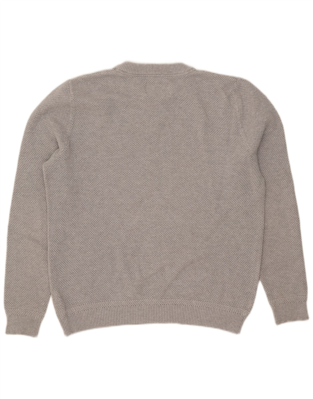 Jack Wills Mens Crew Neck Jumper Sweater Large Grey Cotton