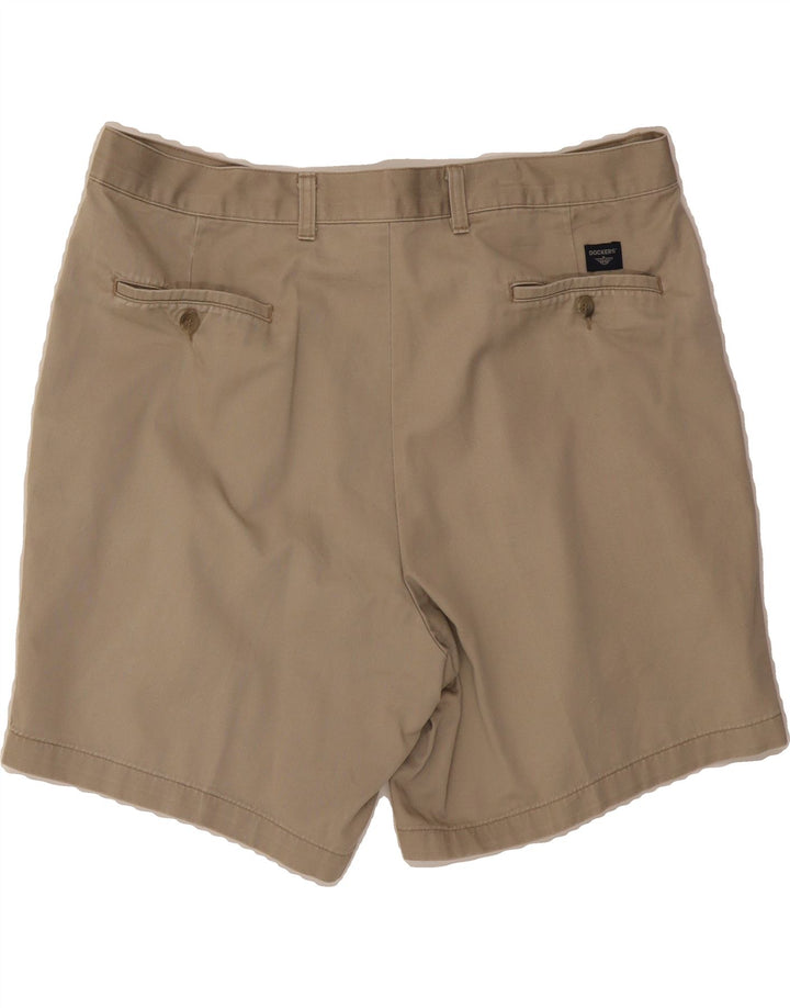 DOCKERS Mens Chino Shorts W38 XL Beige Cotton Vintage Dockers and Second-Hand Dockers from Messina Hembry 