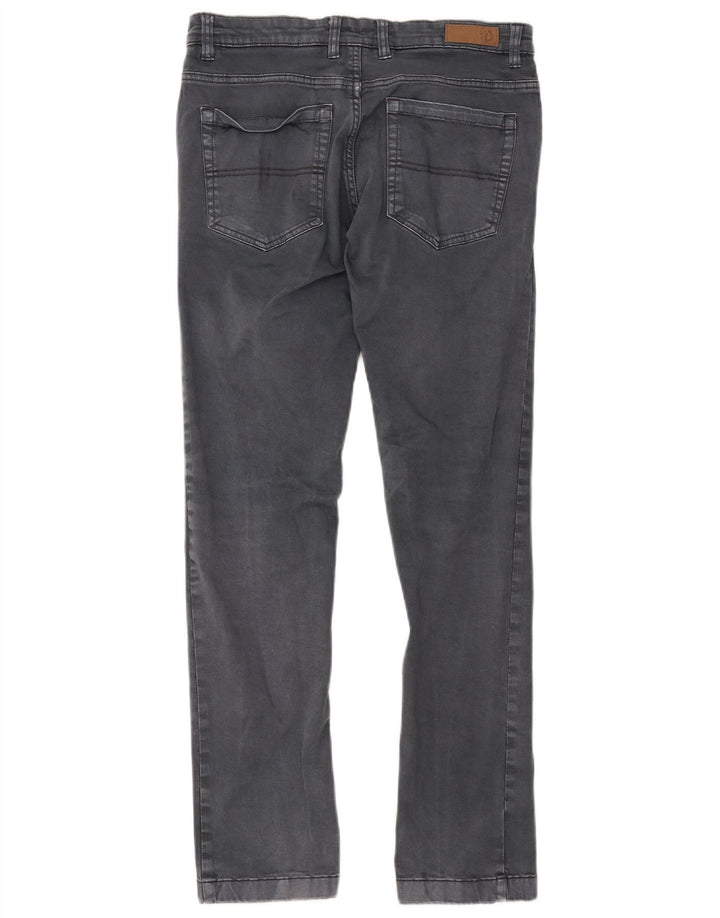DACK'S Mens Regular Fit Straight Casual Trousers IT 46 Small W31 L30 Grey