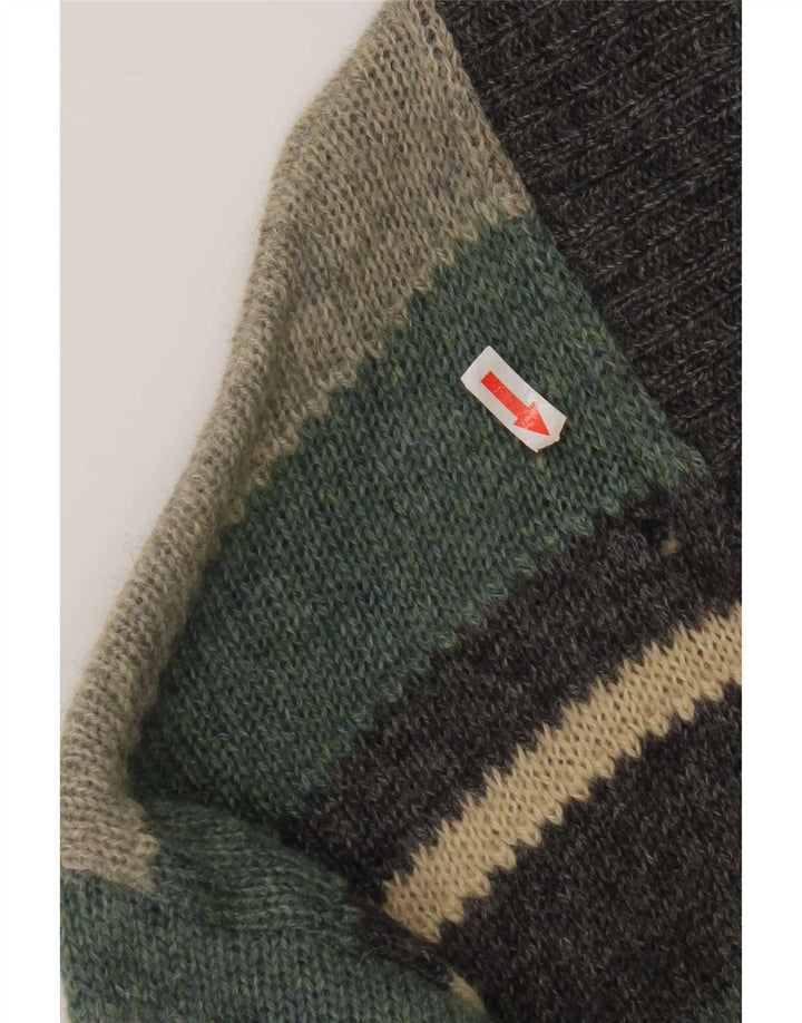 Trussardi Mens Cardigan Sweater XL Multicoloured Striped