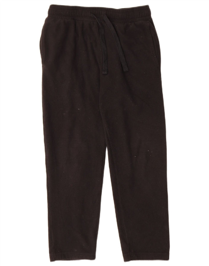 Marks & Spencer Womens Velour Tracksuit Trousers UK 8 Small Black