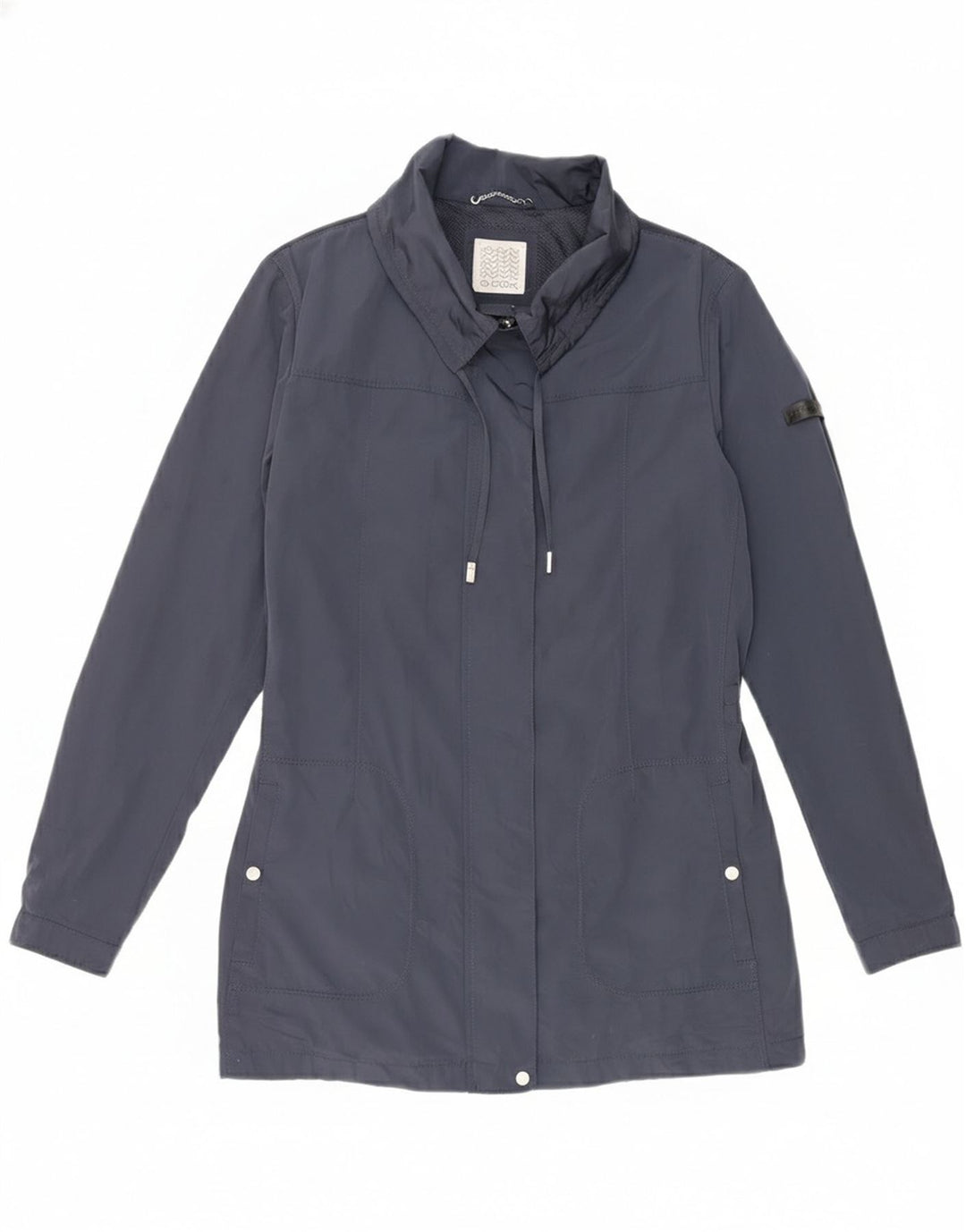 Geox Womens Windbreaker Jacket UK 16 Large  Navy Blue Polyester