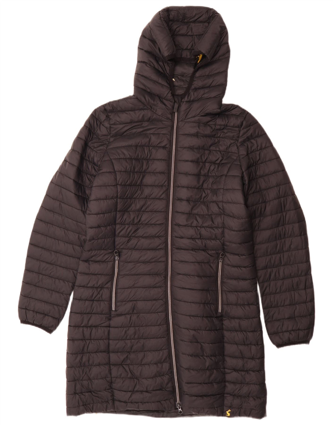 Cappotto imbottito con cappuccio da uomo Joules UK 12 medio nero in poliammide