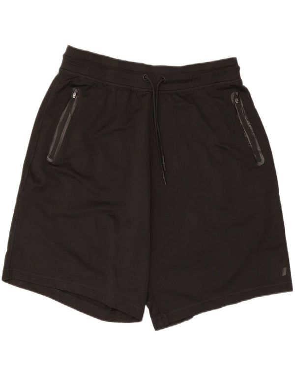 Russell Athletic Mens Dri-Power Sport Shorts Large Black Polyester