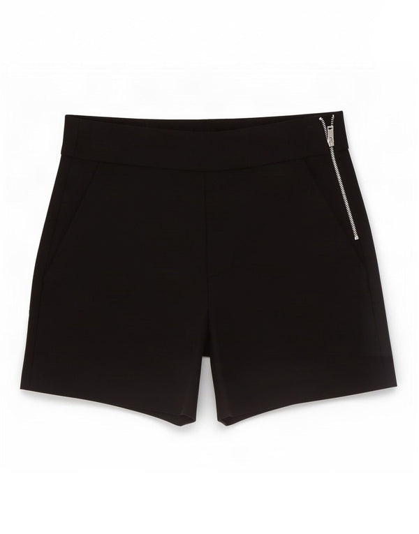 Zara Γυναικείο σορτς Casual Small W26 μαύρο βαμβακερό