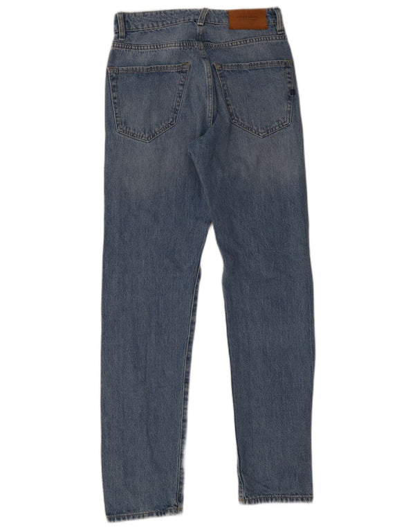 Jack & Jones Mens Slim Jeans W27 L32 Blue Cotton
