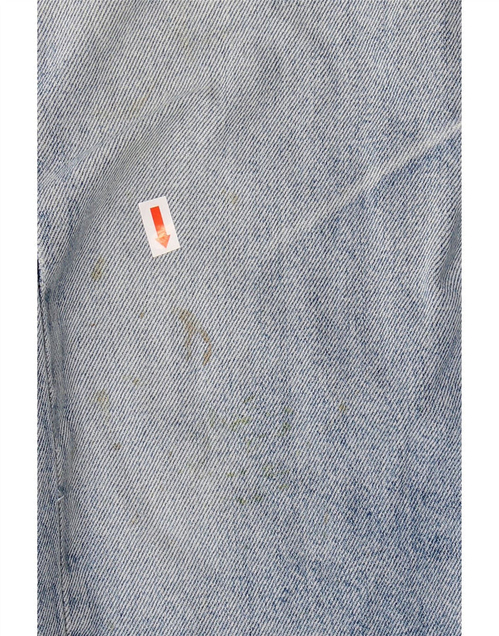 VINTAGE Womens Cropped Jeans W28 L26 Blue Cotton