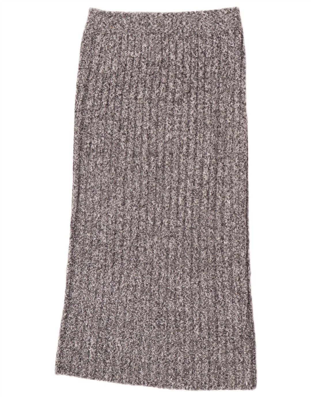 Zara Damen-Strick-Maxirock, Größe S, W26, Grau, Polyester