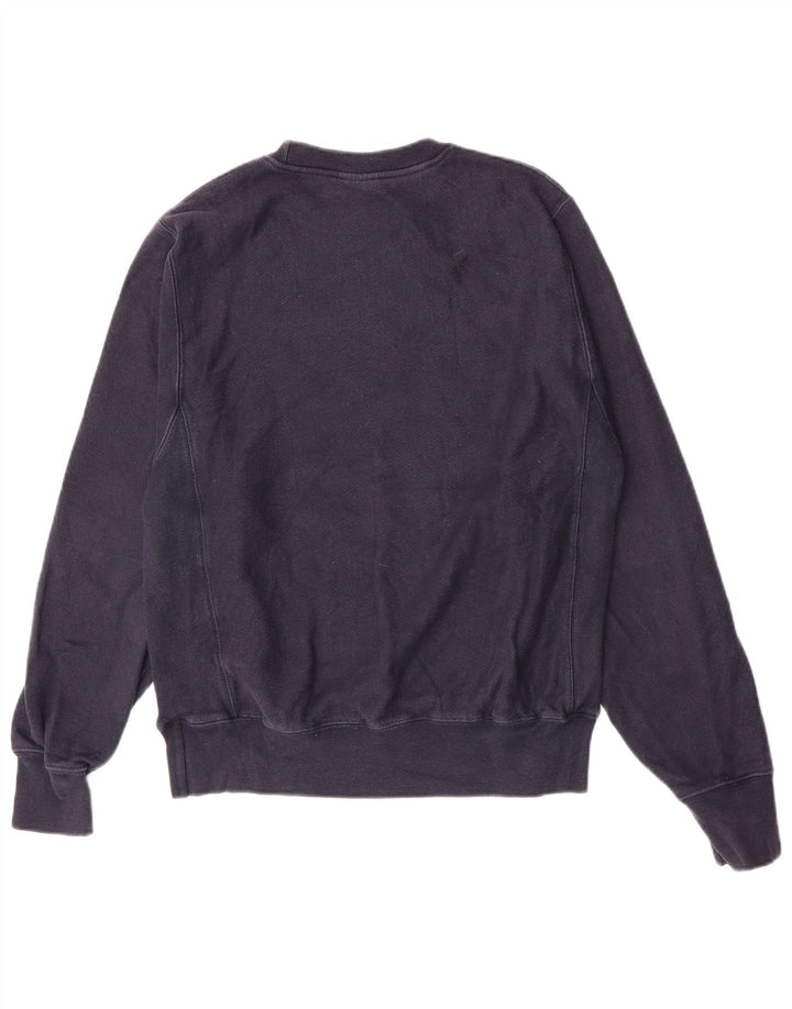 Felpa con grafica Champion Reverse Weave da uomo, piccola, blu navy