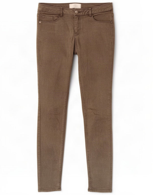 Dżinsy damskie Fat Face UK 10 Small W27 L28 Khaki Cotton