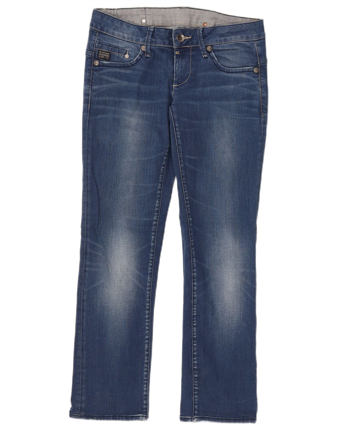 G-STAR Womens Bootcut Jeans W28 L28  Blue Cotton