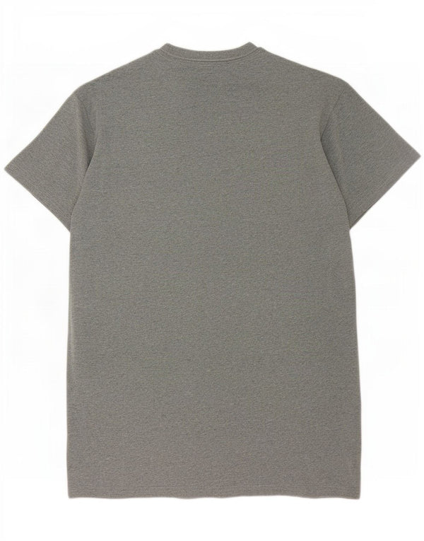 Vans Mens T-Shirt Top Small Grey Flecked Cotton