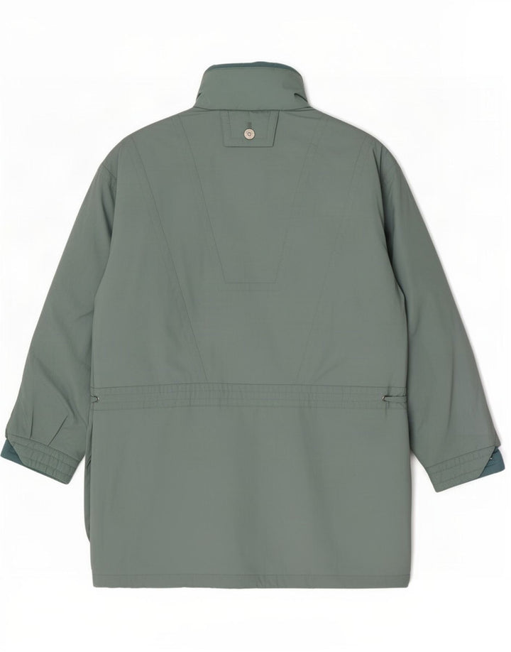 Casaco acolchoado superdimensionado feminino Scherer UK 12 poliéster verde médio