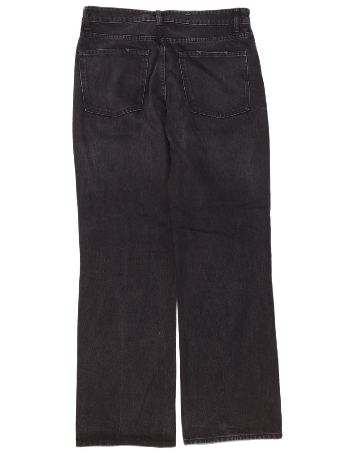 Zara Mens Bootcut Jeans EU 42 Large W32 L33 Black