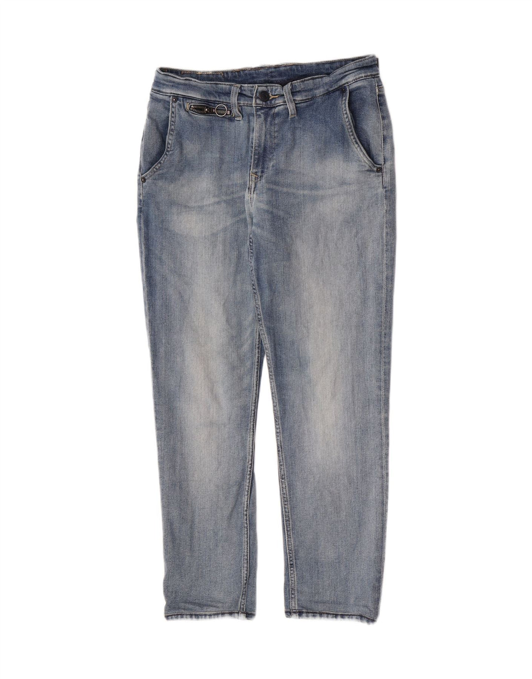 Levi's Womens Straight Jeans W30 L25 Blue Cotton