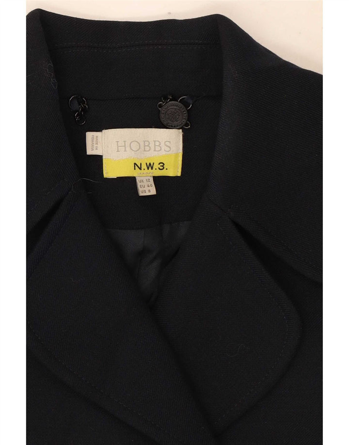 Cappotto da marinaio da donna Hobbs UK 12 medio poliestere blu navy