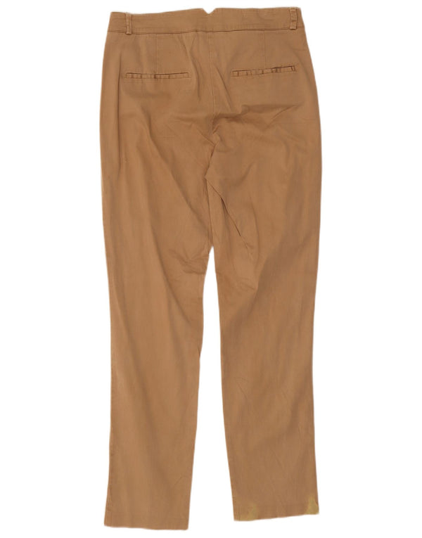 Massimo Dutti Womens Slim Chino Trousers EU 38 Small W28 L27 Beige
