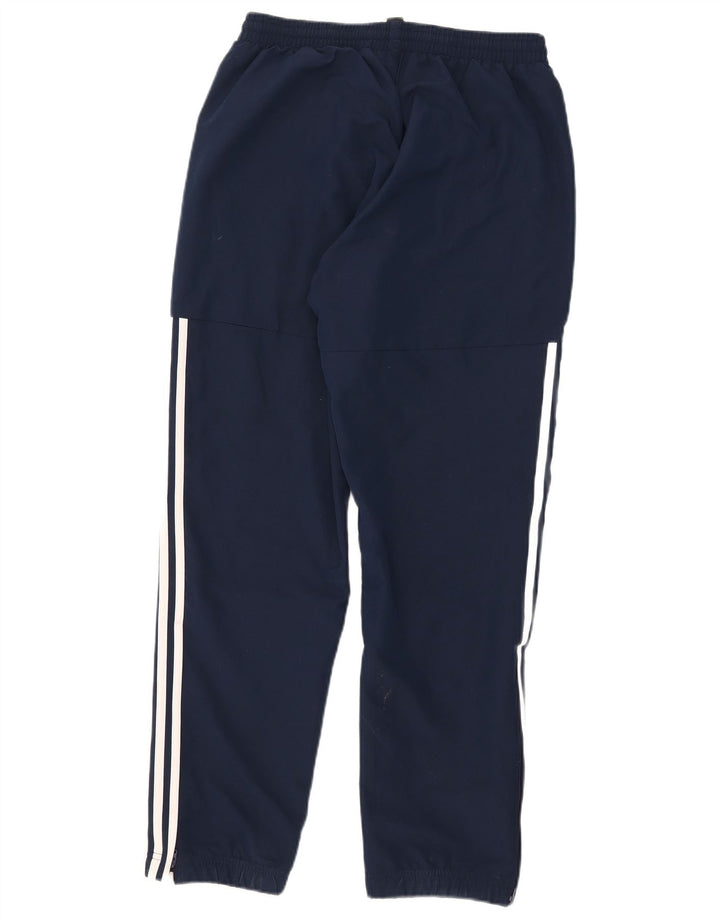 Adidas Mens Tracksuit Trousers Joggers Medium Navy Blue Polyester