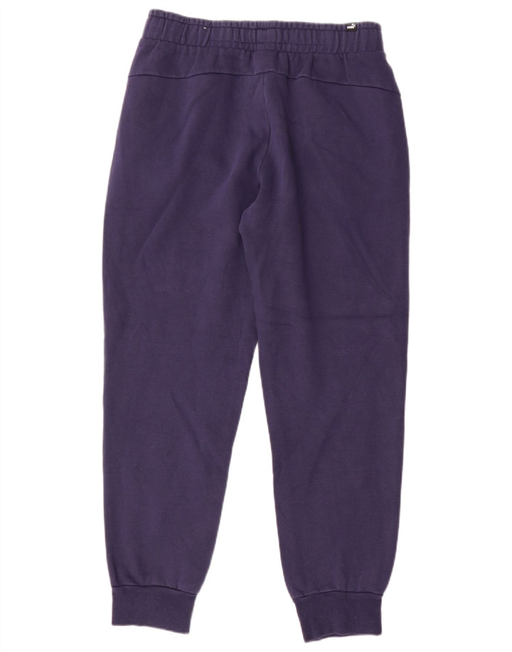 Puma Mens Tracksuit Trousers Joggers Medium Navy Blue Cotton