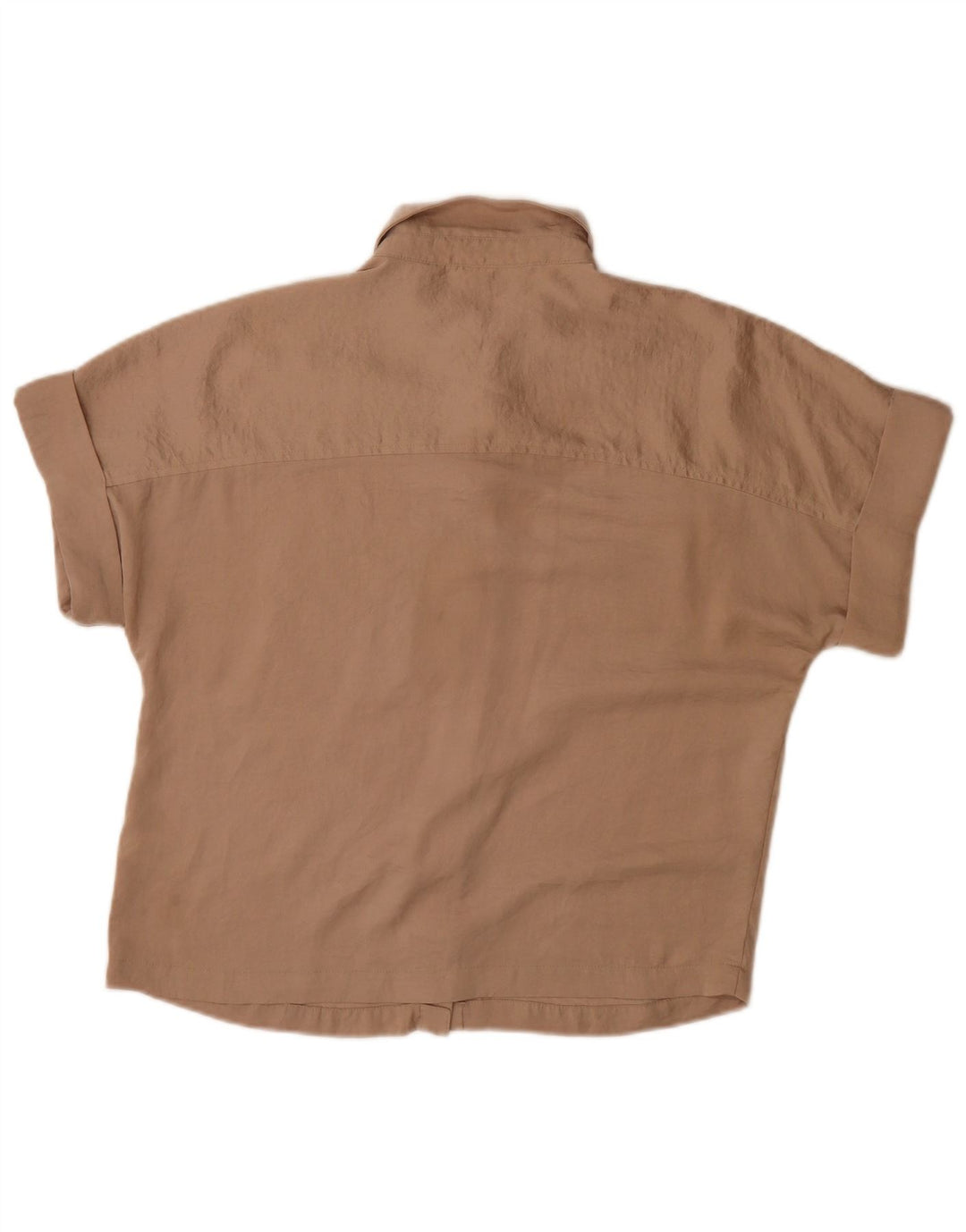 Camicetta a maniche corte da donna Marks & Spencer UK 10 piccola marrone