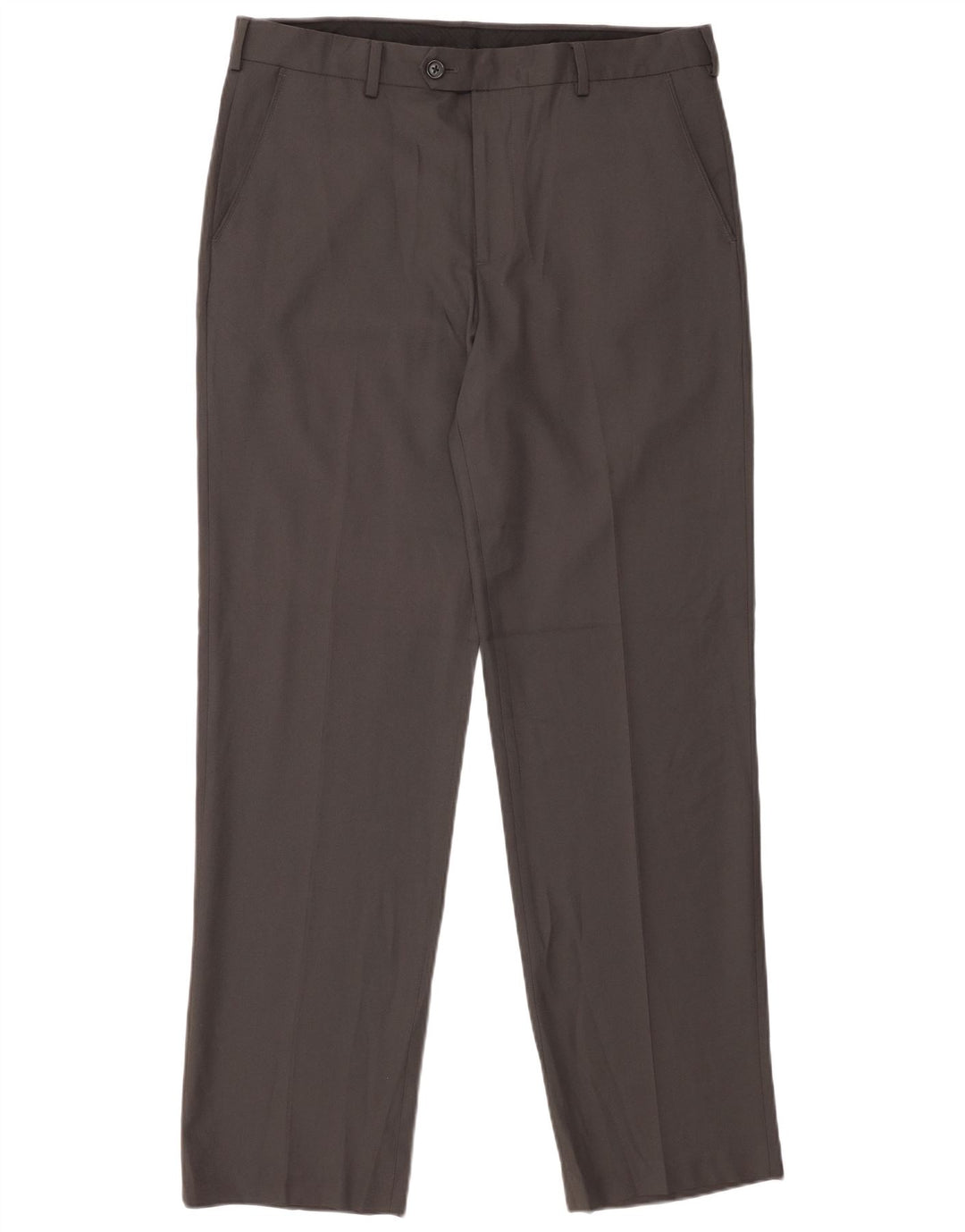 IZOD Straight Suit Bukser til mænd W34 L32 Grå polyester