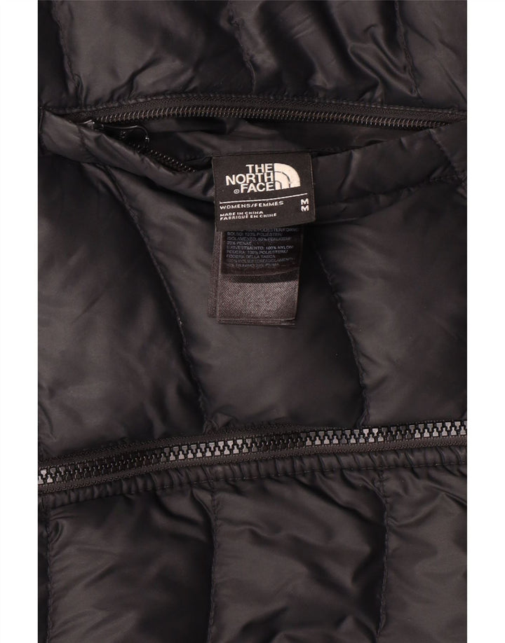 The North Face Damen Reversibler gepolsterter Mantel UK 12 Mittelschwarzes Nylon