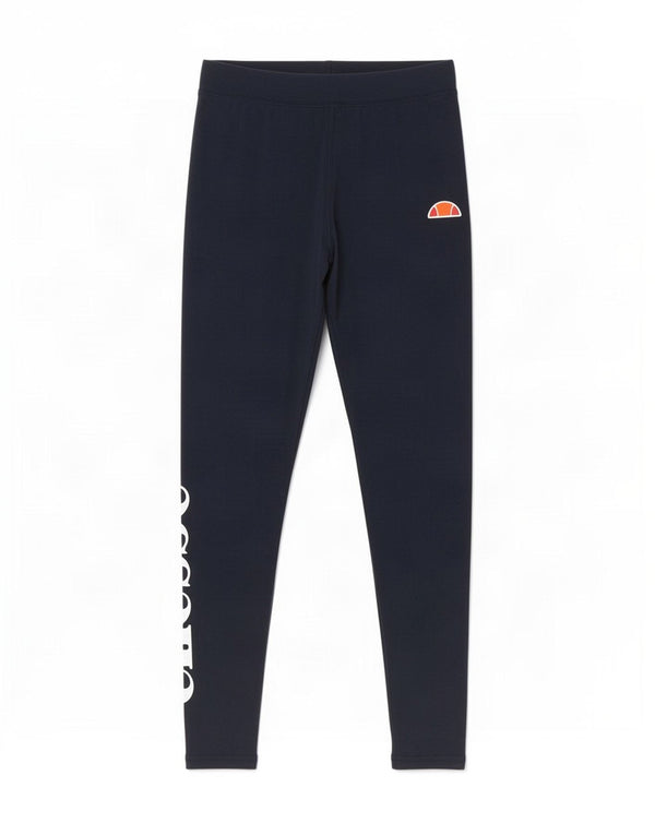 Leggings grafici da donna Ellesse UK 10 piccoli in cotone blu navy