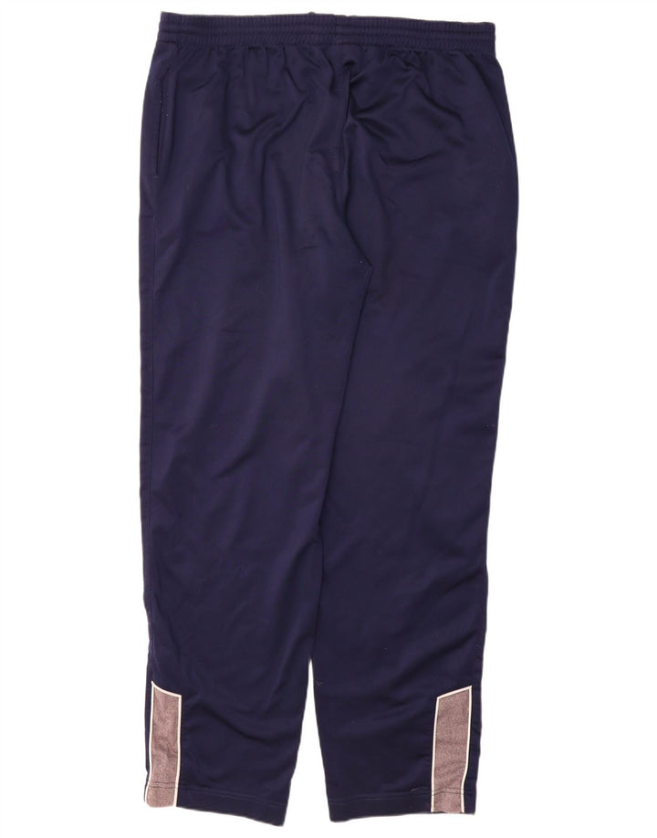 Reebok Mens Tracksuit Trousers XL  Navy Blue Colourblock