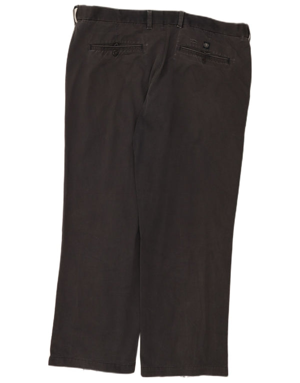 Marks & Spencer Pantalon chino bleu Harbour Pegged pour homme W38 L29 en coton bleu marine