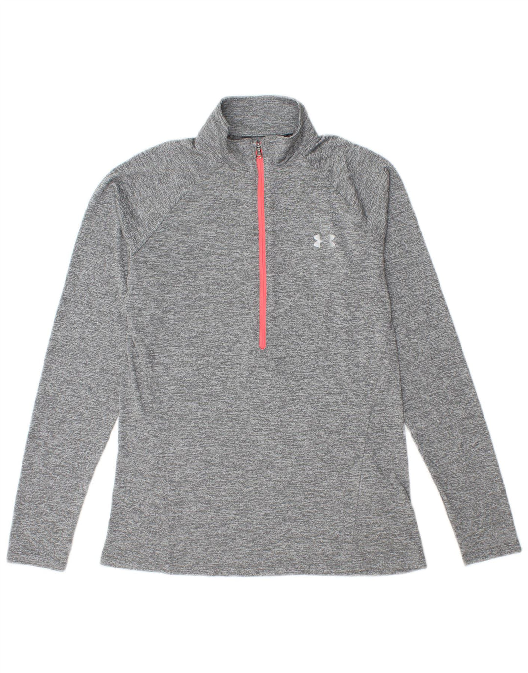 Under Armour Dame Heat Gear Pullover Træningsdragt Top UK 14 Large Grå