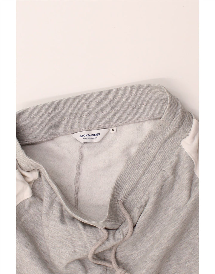 JACK & JONES Womens Sport Shorts Small  Grey Colourblock Cotton Vintage Jack & Jones and Second-Hand Jack & Jones from Messina Hembry 