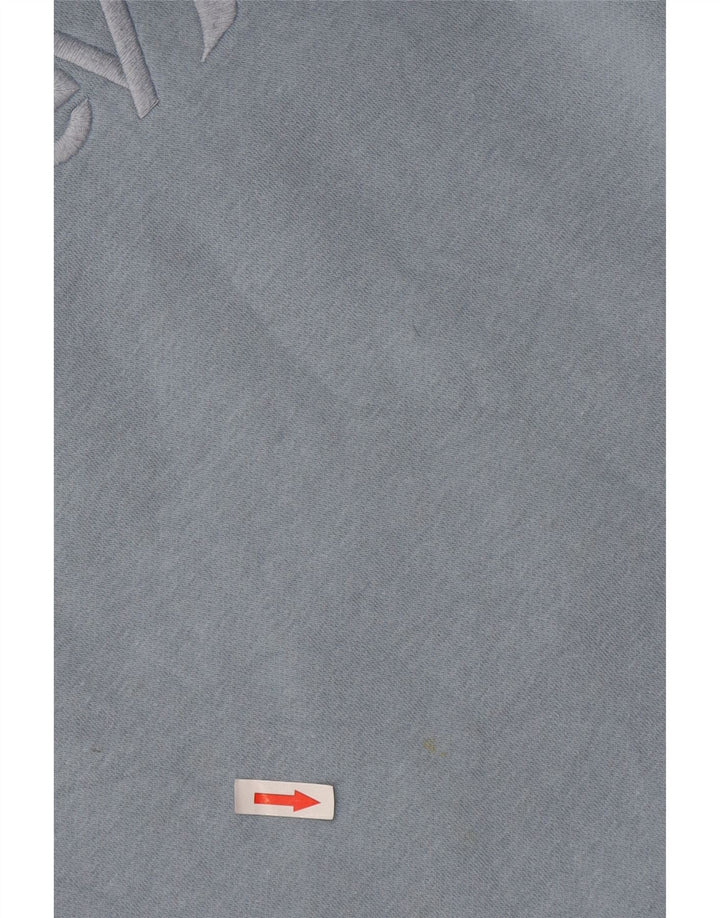 Felpa grafica da uomo Hurley in cotone blu medio