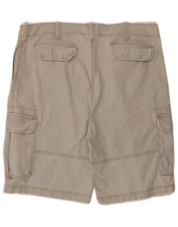 Vintage Mens Cargo Shorts 2XL W42 Algodón Gris