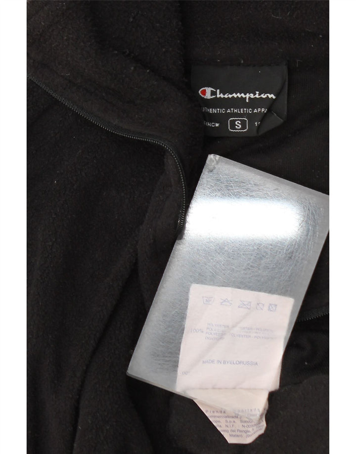 Champion herre lynlås-hals fleece jumper lille sort polyester