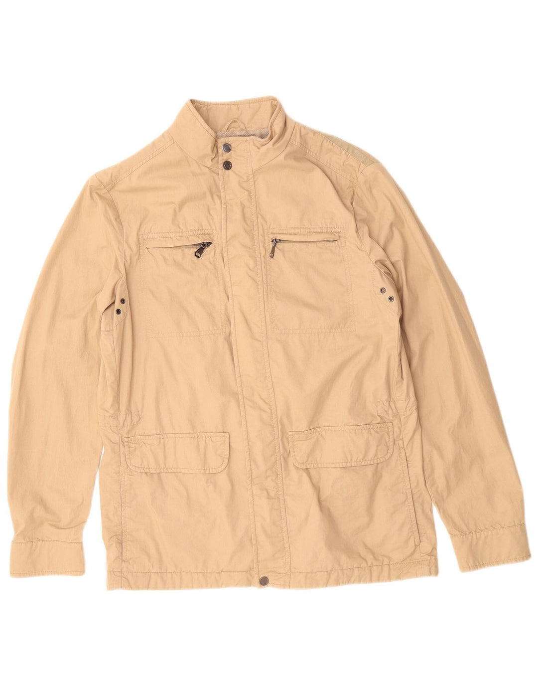 GEOX Mens Respira Utility Jacket UK 42 XL Beige