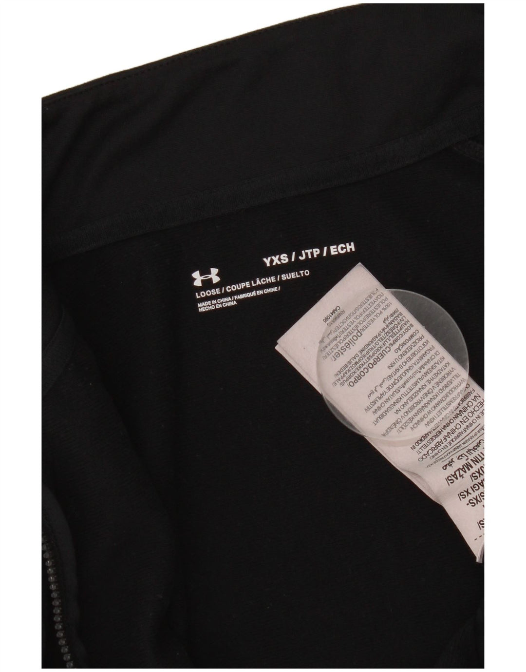 Under Armour drenge træningsdragt topjakke 6-7 år XS sort polyester