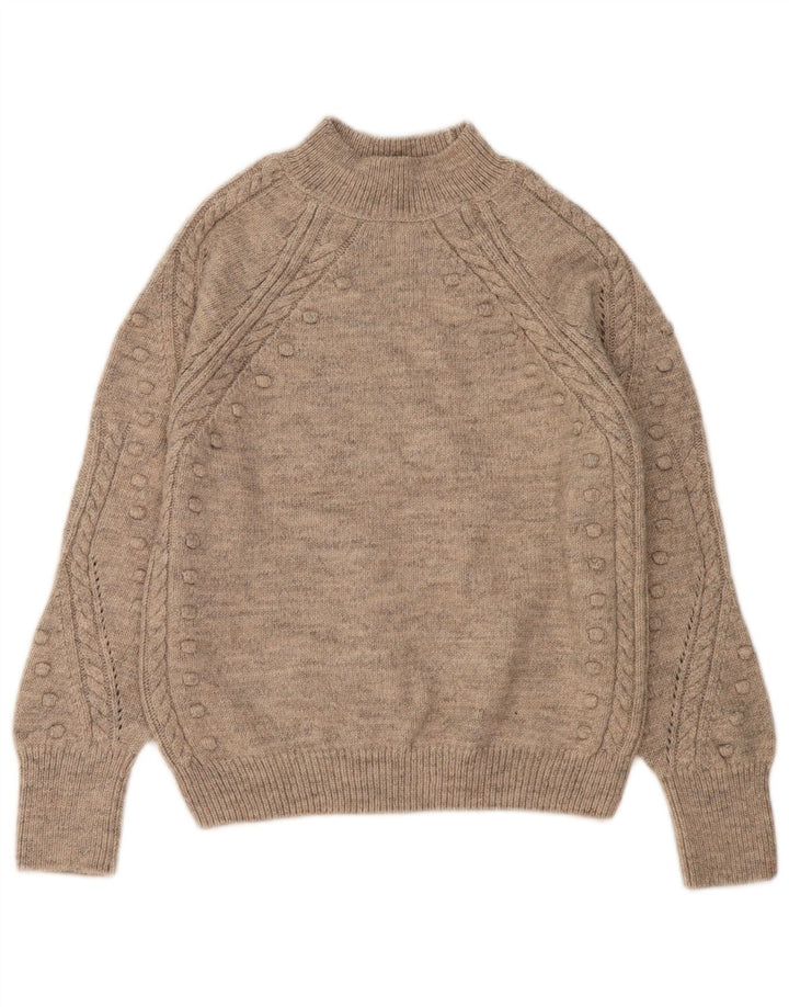 Marks & Spencer Rollkragenpullover für Damen, Gr. 10, Größe S, Beige