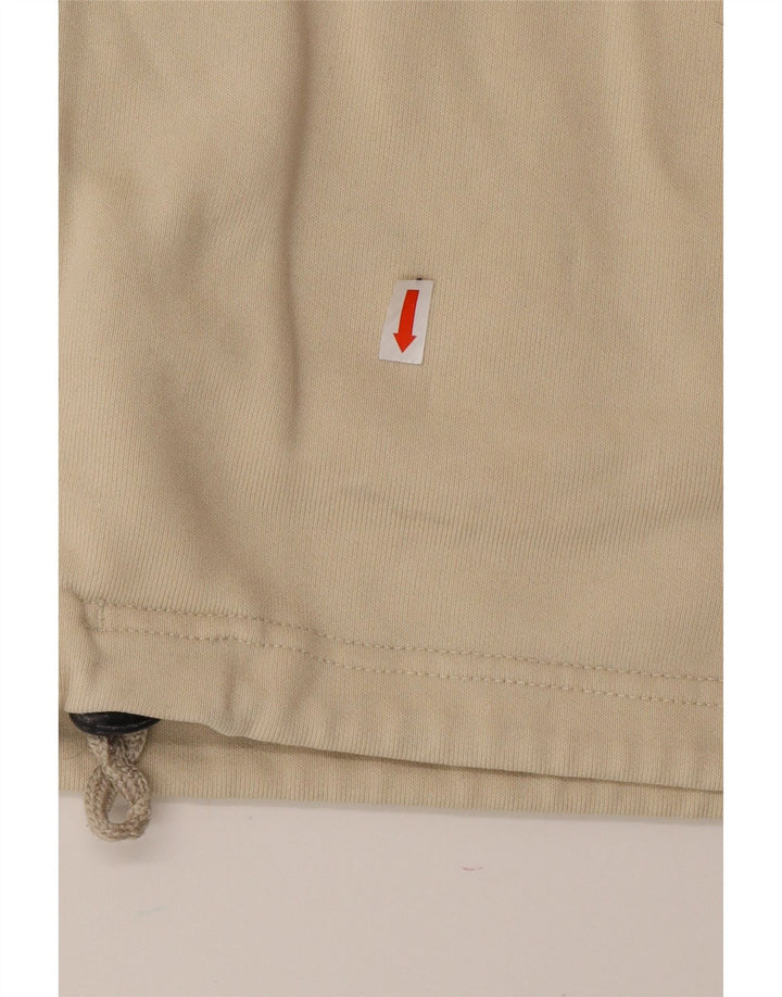 CHAMPION Mens Tracksuit Top Jacket Large Beige Cotton