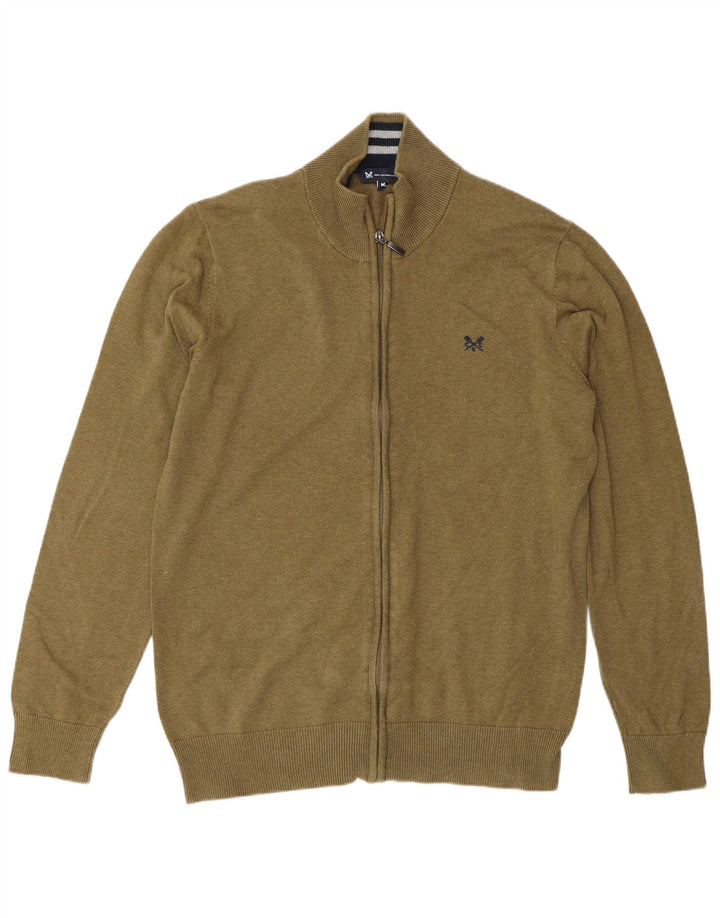 Besætningstøj Herre cardigan sweater Medium Khaki Bomuld