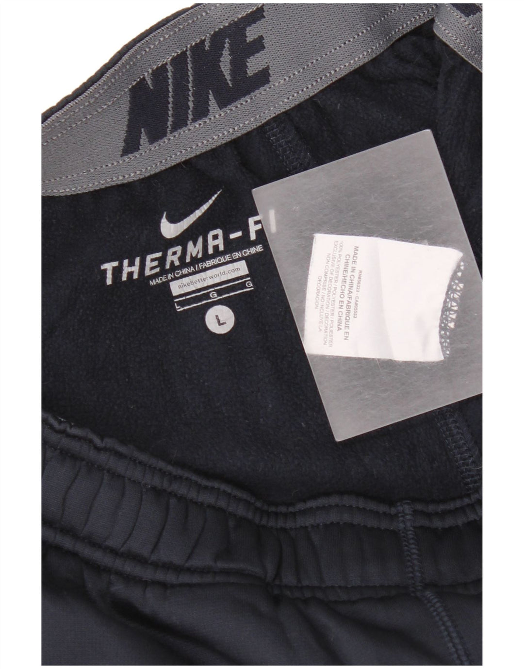 Nike Herren Therma-Fit-Trainingshose, groß, marineblaues Polyester