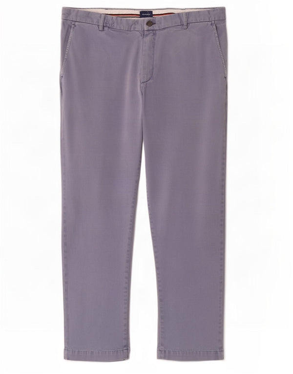 Gant Herren Straight Regular Chinohose W36 L30 Blau