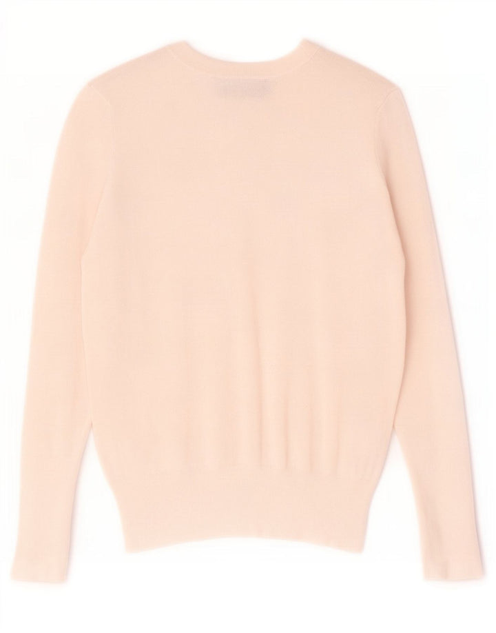 Zara Damen-Pullover mit Rundhalsausschnitt, Gr. 10, Größe S, Weiß